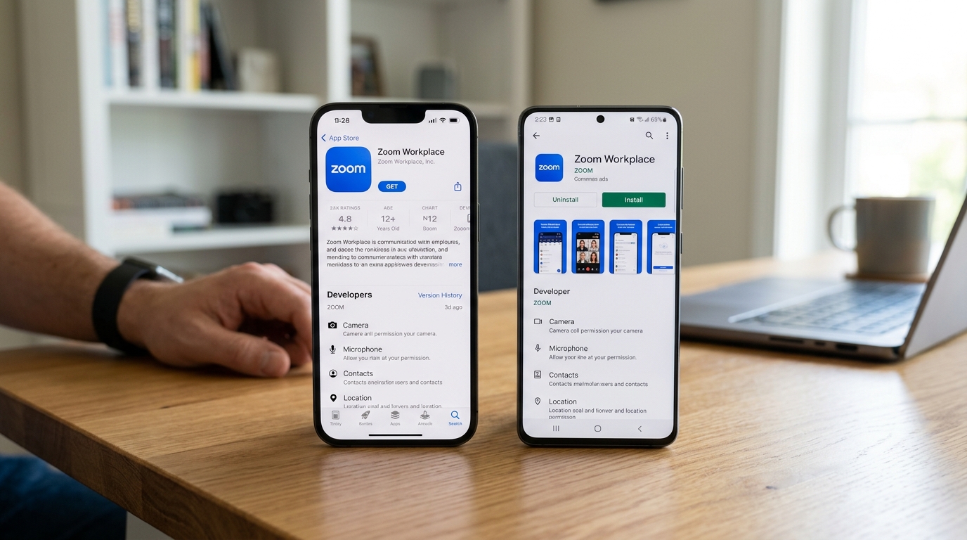 手机 zoom下载 iOS App Store 与安卓 Google Play 正规路径
