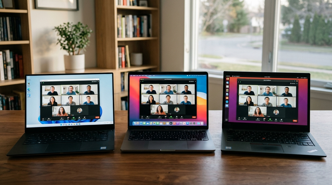 zoom电脑版在Windows、macOS与Linux三大系统的版本对比